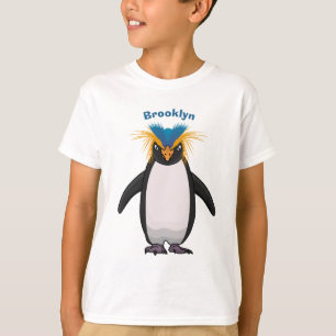 Cute macaroni penguin cartoon illustration T-Shirt