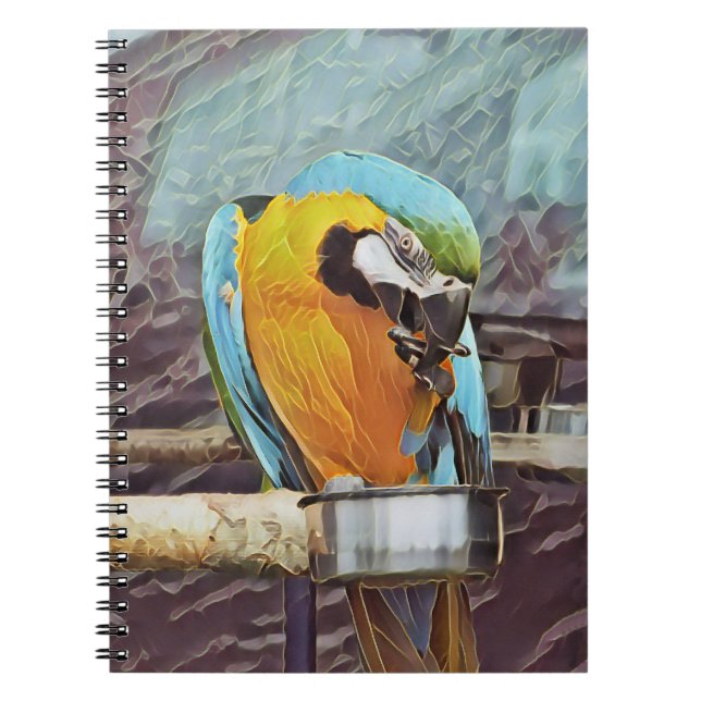 CUTE MACAW NOTEBOOK (Front)