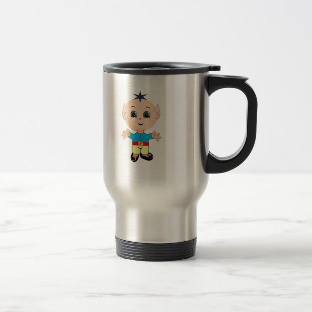 Cute magic elf travel mug (Right)