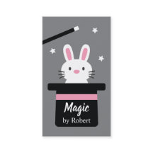 Cute Magic Rabbit From Top Hat