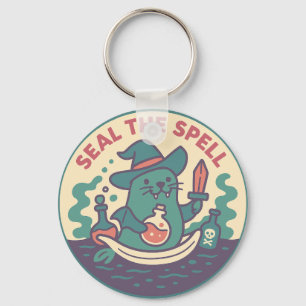 Cute Magic Seal Potion Key Ring