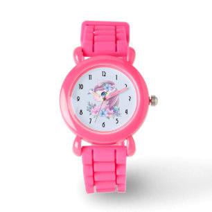 Cute & Magical Baby Unicorn in Watercolor Watch