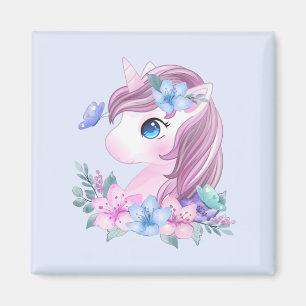 Cute & Magical Baby Unicorn with Big Eyes Magnet
