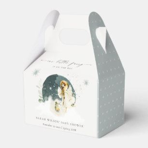 Cute Magical Enchanted Fairy On Way Baby Shower Favour Box