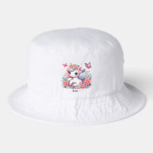 Cute Magical Floral Unicorn Girly Birthday Gift