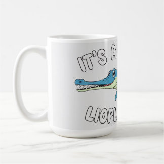 Cute Magical Liopleurodon Fantasy Prehistoric Ocea Coffee Mug