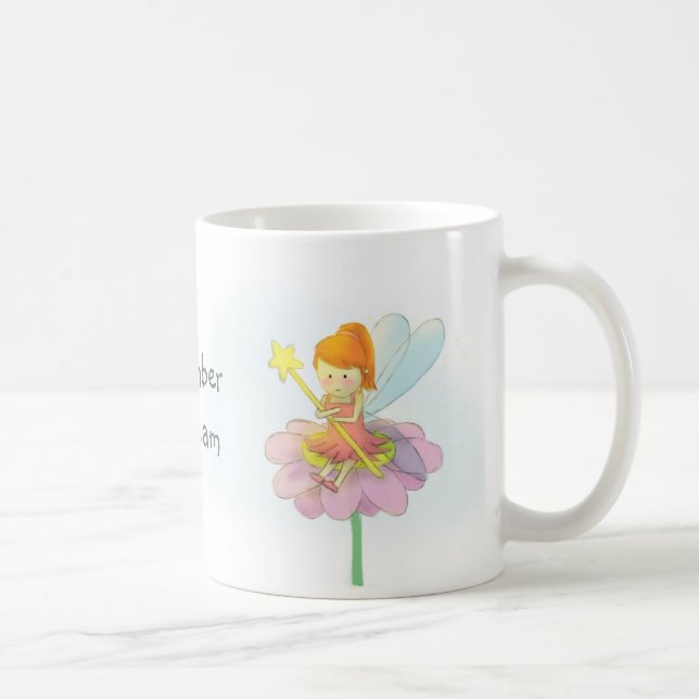 Cute Magical Little Fairy Girl Coffee Mug (Right)