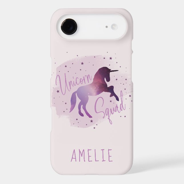 cute magical purple unicorn Case-Mate iPhone case (Back)