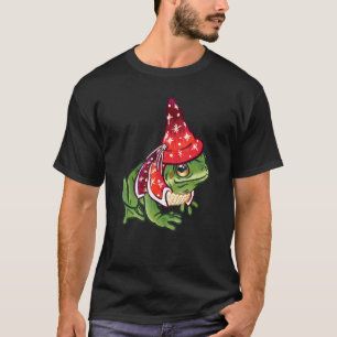 Cute Magical Red Robed Frog Wizard T-Shirt