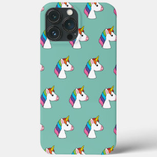 Cute Magical Unicorn with Colourful Hair iPhone 13 Pro Max Case