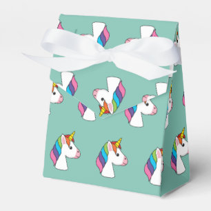 Cute Magical Unicorn with Colourful Hair Favour Box