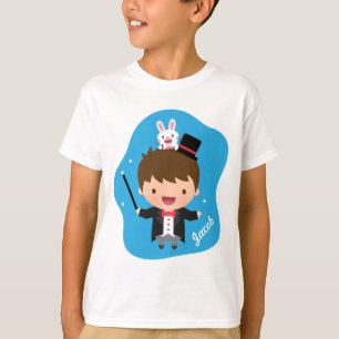 Cute Magician Magic Bunny Trick For Kids T-Shirt