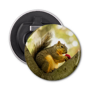 Cute Magnetic Squirrel Bottle Opener