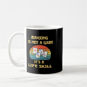 Cute Mahjong Is A Life Skill Chinese Jewish Game a Coffee Mug