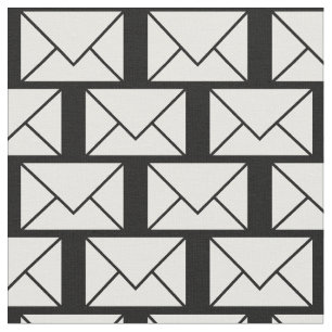 Cute Mail Letters Envelopes Fabric