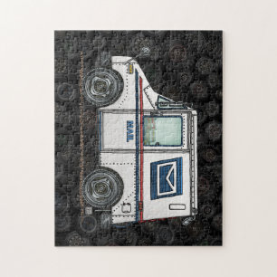 Cute Mail Truck Jigsaw Puzzle