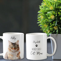 Cute Maine Coon Cat Custom Best Mum / Dad