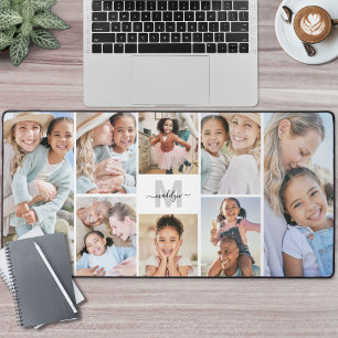 Cute Make Your Own 8 Photo Collage Desk Mat
