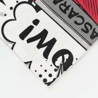 Cute Makeup Girl – kawaii Beauty and Glam Fashion Fleece Blanket