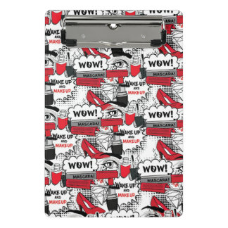 Cute Makeup Girl – kawaii Beauty and Glam Fashion Mini Clipboard