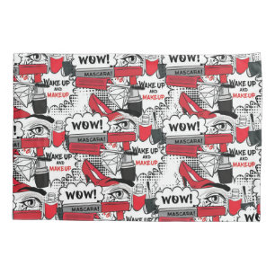 Cute Makeup Girl – kawaii Beauty and Glam Fashion Pillowcase