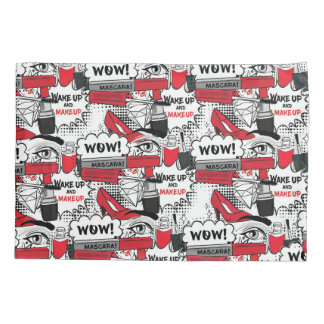 Cute Makeup Girl – kawaii Beauty and Glam Fashion Pillowcase