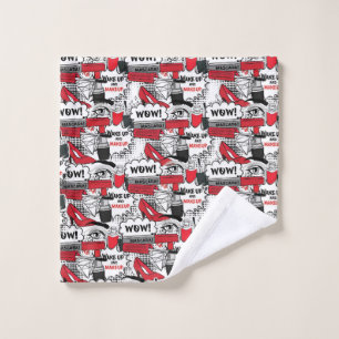 Cute Makeup Girl – kawaii Beauty and Glam Fashion Wash Cloth