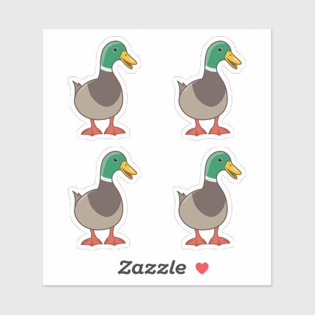 Cute Mallard Duck 4 (Sheet)