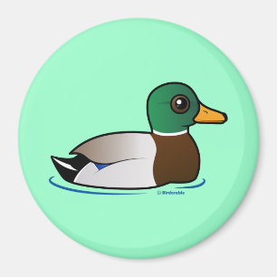 Cute Mallard Male Magnet