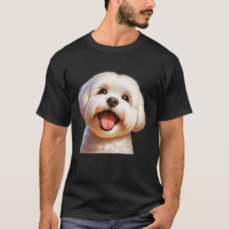 Cute Maltese Dog friends friends T-Shirt
