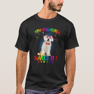Cute Maltese Graduation Class Of 22 Kindergarten N T-Shirt