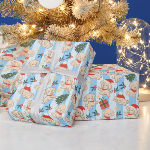 Cute maltese puppies Christmas gift Wrapping Paper