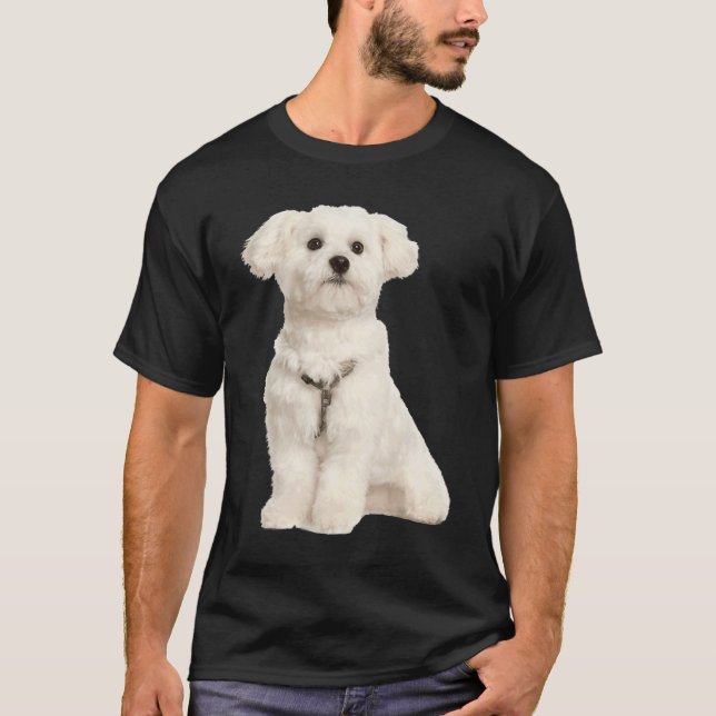 Cute Maltese T-Shirt (Front)