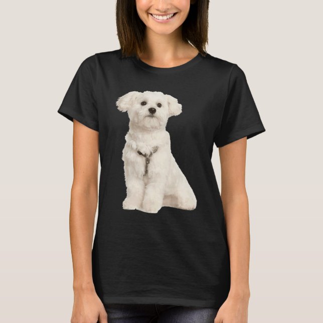 Cute Maltese T-Shirt (Front)