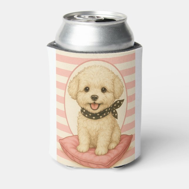 Cute Maltipoo Can Cooler (Can Back)