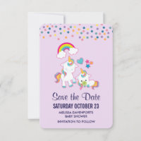 Cute Mama & Baby Unicorn Magical Illustrated