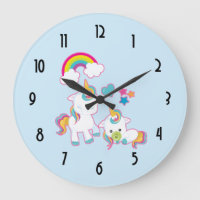 Cute Mama & Baby Unicorn Magical Illustration