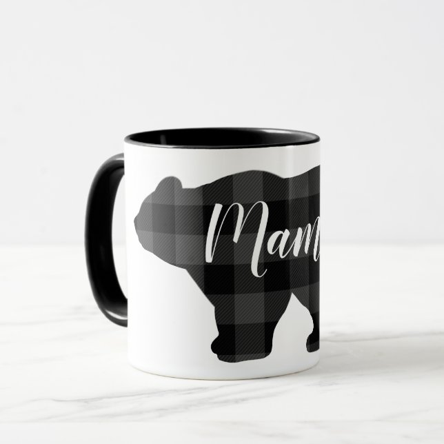Cute Mama bear design mothers day gift Mug (Front Left)