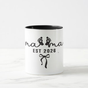 Cute Mama Est 2026 Mug