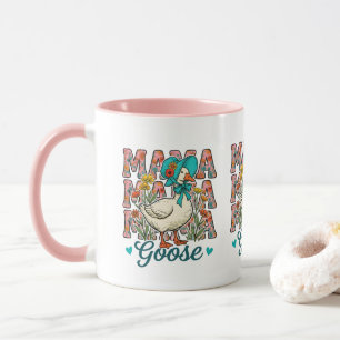 Cute Mama goose word art Mug