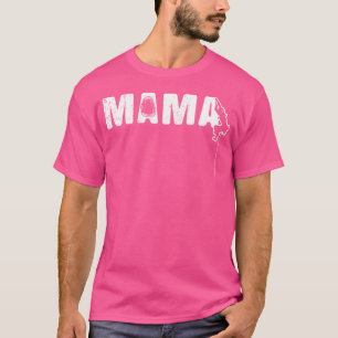 Cute Mama Rock Climbing Girl Rock Climber Mum Boul T-Shirt