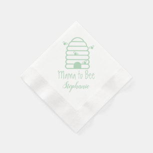 Cute Mama to Bee Baby Shower Napkins