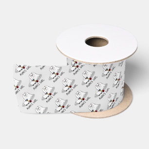 Cute Mama's Girl #2 Maltese Dog - Maltese Mum Satin Ribbon
