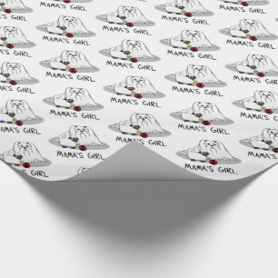 Cute Mama's Girl #2 Maltese Dog - Maltese Mum Wrapping Paper