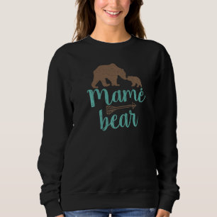 Cute Mame Bear Matching Family Trendy Arrow Sweatshirt