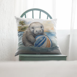 Cute Manatee Boys Cushion
