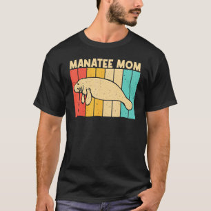 Cute Manatee For Mum Women Sea Cow Dugong Manatee T-Shirt