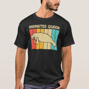 Cute Manatee For Women Girls Cow Dugong Manatee An T-Shirt