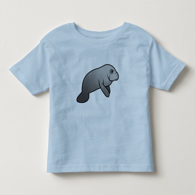 Cute Manatee Toddler T-Shirt (Front)