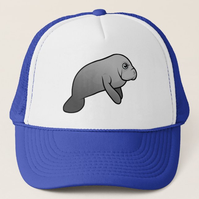 Cute Manatee Trucker Hat (Front)